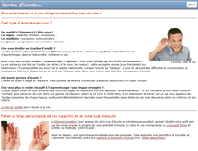Tablet Screenshot of centre-ecoute-langage.com